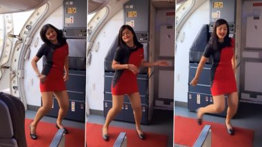 SpiceJet Flight Attendant Dances On Classic Bollywood Tune ‘Aap Ke Aa Jane Se’, Video Goes Viral