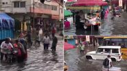 Tripura Rains: Heavy Rains Cause Waterlogging in Several Parts of Agartala (Watch Video)