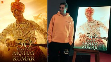Akshay Kumar Completes 30 Years in Hindi Film Industry, Says ‘A Lifetime Filled With Your Love!’ (View Pic and Video)