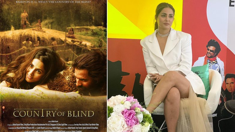 Cannes 2022: Hina Khan Unveils Poster of Her Film Country of Blind at Indian Pavilion!