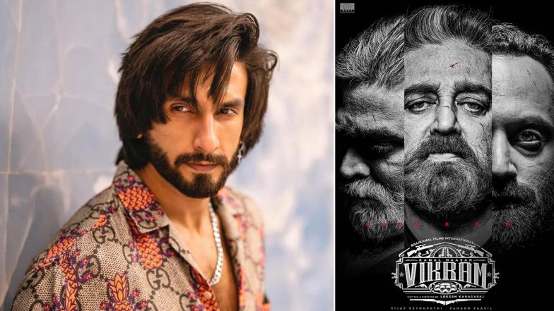 Vikram: Ranveer Singh Lauds Lokesh Kanagaraj and Kamal Haasan for the Film’s Trailer, Says ‘This Is Fire’