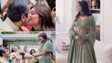 Kanika Kapoor To Tie the Knot With Her NRI Beau Gautam; Here’s a Glimpse of the Couple’s Mehendi Ceremony (View Pics and Video)