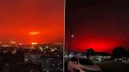 Red Sky in China! Natural Phenomenon or Catastrophe - Here's What Happened in Zhoushan City (View Pics & Video)