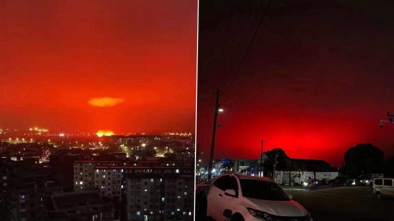 China’s red sky! Natural Phenomena or Catastrophes-What happened in Zhoushan (see photos and videos)