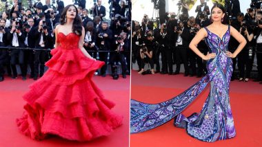 Cannes 2022: Throwback to All the Times Aishwarya Rai Bachchan Wowed As Modern-Day Princess on the Cannes Film Festival Red Carpet! (View Pics)