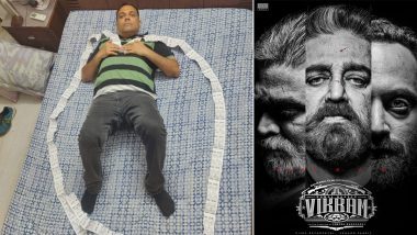 Vikram: Fan Poses With 60 Tickets He Brought for Kamal Haasan, Vijay Sethupathi and Fahadh Faasil’s Film (View Pic)