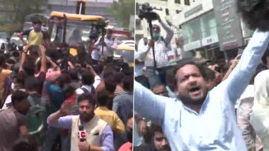 Shaheen Bagh Demolition Drive: Locals Stage Protest As Anti-Encroachment Drive Begins in South Delhi (See Pics)