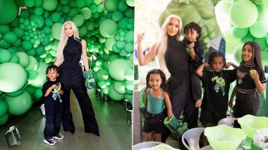 It's Hulk Themed Party for Kim Kardashian's Youngest Son Psalm's Birthday! (View Pics)