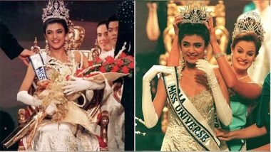 Entertainment News | Sushmita Sen Celebrates 28 Years of Her Miss Universe Win