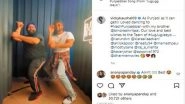 Entertainment News | Vicky Kaushal Strikes 'The Punjaabban' Song Hook-step with Producer Amritpal Singh Bandra