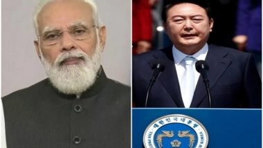 World News | PM Modi Congratulates New South Korean Prez, Looks Forward to Bolstering Ties Between Countries