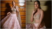 Surbhi Chandna in Her Pretty Pink Lehenga Choli is Making us Say 'Kisiki Nazar Na Lage'