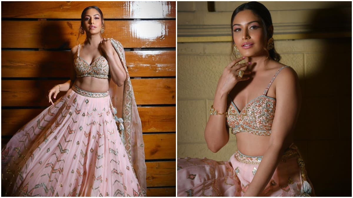 Surbhi Chandna wore a very deep neck blouse with saree, got bo*ld  photoshoot, shared photos - informalnewz