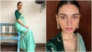 Yo or Hell No? Aditi Rao Hydari in a Simple Raw Mango Saree