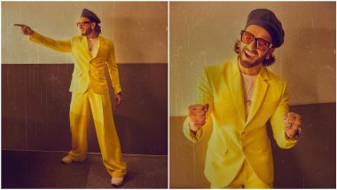 Ranveer Singh Looks Summer Ready in His All-Yellow Blazer Set (View Pics)