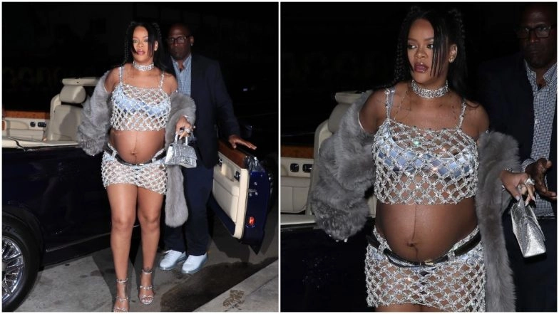 Rihanna Makes Yet Another Sexy Maternity Style Statement, Flaunts Her Baby Bump in a Co-ord Set