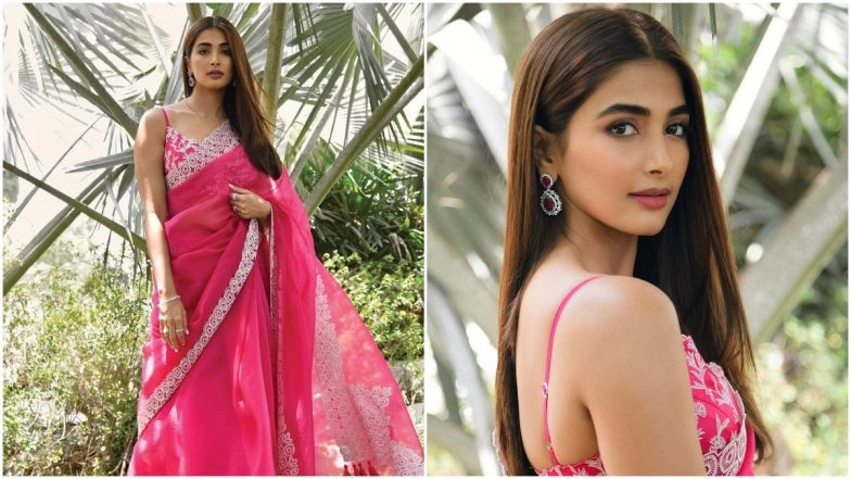 Akshaya Tritiya 2022: Pooja Hegde's Pink Saree is the Perfect Outfit To Wear On This Occasion