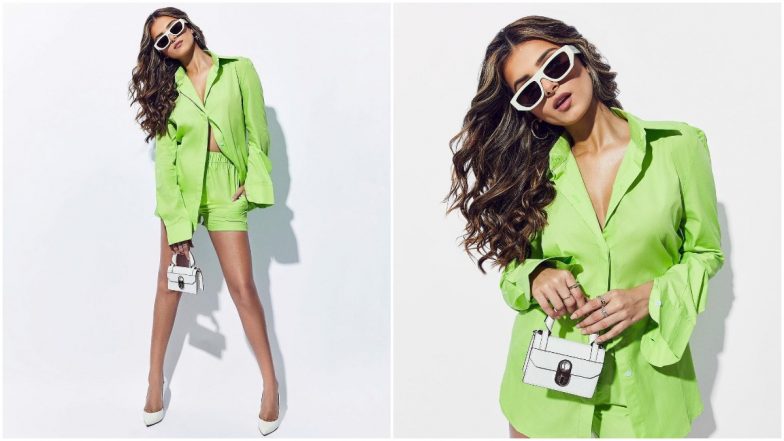 Tara Sutaria's Summer Fashion is All About Neon Colours and Cool Co-ord Set!