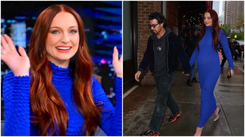 Yo or Hell No? Sophie Turner's Blue Popcorn Dress By Proenza Schouler