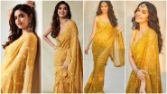 Fashion Faceoff: Keerthy Suresh or Shraddha Kapoor, Who Wore this Sunshine Yellow Saree Better?