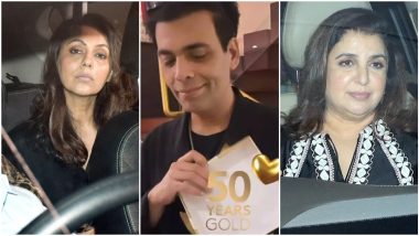 Karan Johar Turns 50: Farah Khan, Gauri Khan, Maheep Kapoor, Ayan Mukerji and Others Attend Director's Birthday Bash at His Bandra Residence