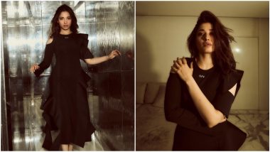 Tamannaah's Black Midi Dress Can Be Your Outfit Inspiration for Weekend Parties (View Pics)