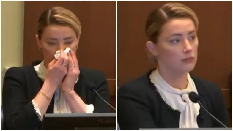 Amber Heard Caught Posing With Tissue For Photo While Testifying Against Johnny Depp In Defamation Trial? (Watch Video)