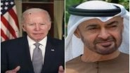 World News | Biden Congratulates Sheikh Mohammed Bin Zayed Al Nahyan on Being Elected as New UAE President