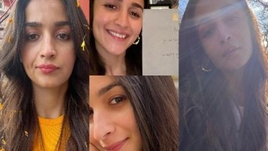 Entertainment News | Alia Bhatt Shares Her Life Through Selfies on Instagram, Watch Pictures