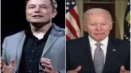World News | Biden Won over Trump as People Wanted 'less Drama': Musk Slams President's Bid to Transform US