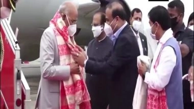 India News | President Kovind Reaches Guwahati on Four-day Northeast Tour