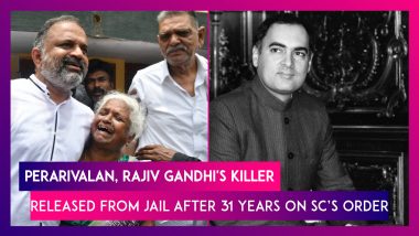 Perarivalan, Rajiv Gandhi's Killer Released From Jail After 31 Years On Supreme Court's Order, As Apex Court Invokes Article 142