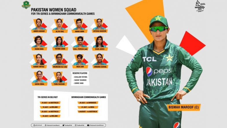Commonwealth Games 2022: Bismah Maroof to Lead Pakistan Squad in Birmingham