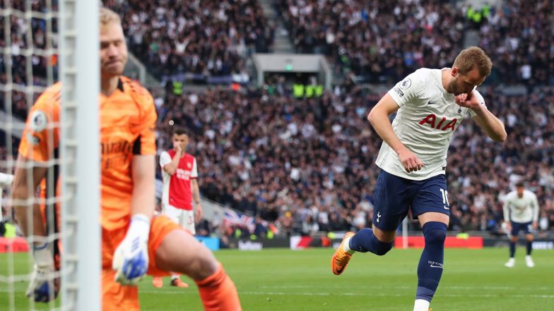 Tottenham Hotspur 3-0 Arsenal, Premier League 2021-22: Harry Kane Keeps Spurs' Top Four Dreams Alive (Watch Goal Video Highlights)