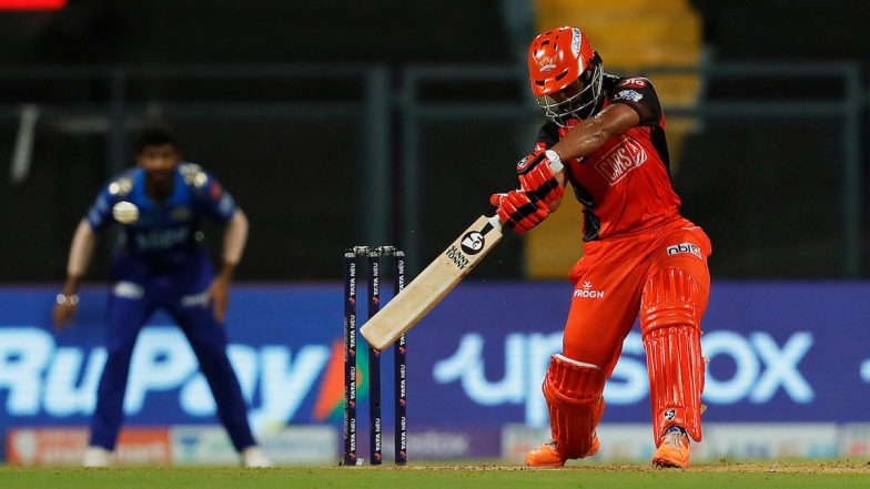 MI vs SRH, IPL 2022: Rahul Tripathi's Half Century Powers Sunrisers Hyderabad To 193/6