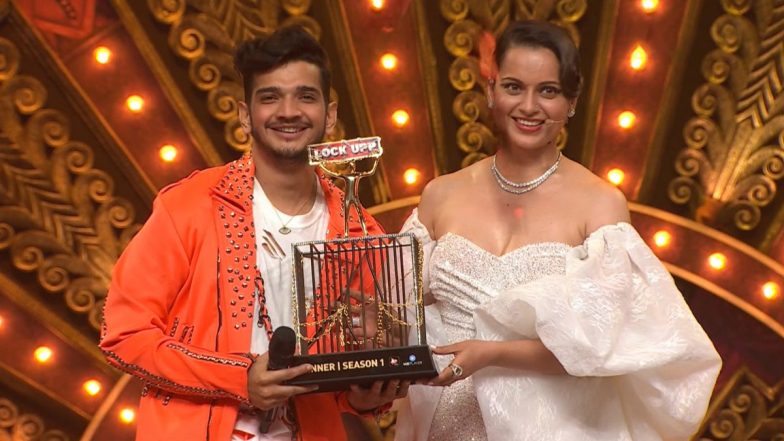 Lock Upp Season 1 Winner: Munawar Faruqui Wins Kangana Ranaut’s Reality Show; Netizens Congratulate The Comedian On Twitter (View Pics)