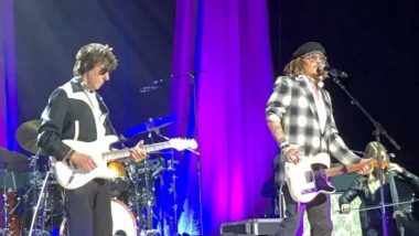 Johnny Depp Makes a Surprise Appearance in UK for a Special Performance With Jeff Beck