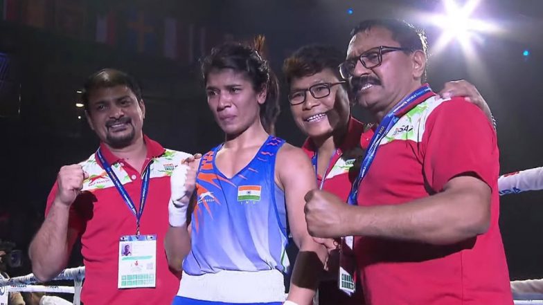 Nikhat Zareen at Commonwealth Games 2022, Boxing Live Streaming Online: Know TV Channel & Telecast Details for Women's Light Flyweight Coverage of CWG Birmingham