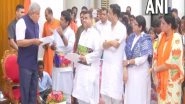 India News | BJP Delegation Meets Bengal Governor with Victim Families of Post-poll Violence