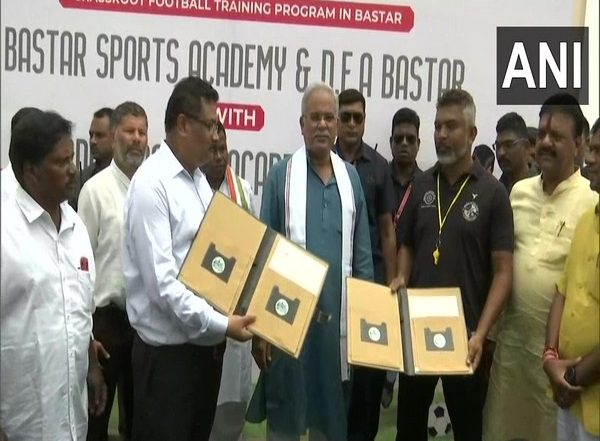 India News | CM Baghel Inaugurates Chhattisgarh's First Football Ground in Jagdalpur with Running Track Recognized by FIFA