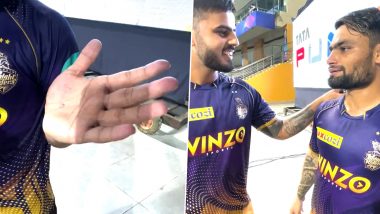 Rinku Singh Reveals He Had Written 50 on His Palm and Wanted To Get Man of the Match Award Before KKR vs RR Clash in IPL 2022 (Watch Video)