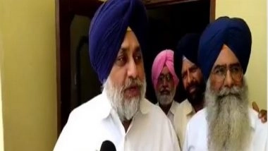 India News | SAD Chief Sukhbir Badal Accuses AAP of Settling Political Scores Through Tajinder Bagga's Arrest