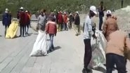 India News | On PM Modi's Appeal, Pilgrims, Govt Agencies, NGOs Undertake Cleanliness Drive Near Kedarnath Dham