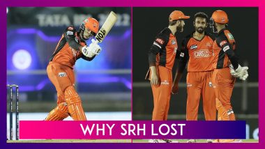 Delhi Capitals vs Sunrisers Hyderabad IPL 2022: 3 Reasons Why SRH Lost
