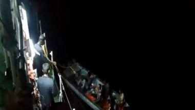 India News | Indian Coast Guard Rescues 6 Persons from Sinking Ship