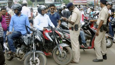 Mumbai: 21-Year-Old Dongri Resident Arrested for Using Fake Number Plates on Bike To Avoid E-Challan of Rs 24,300