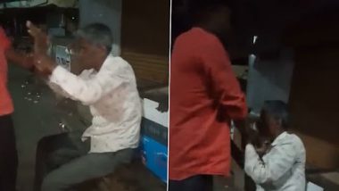 Madhya Pradesh Shocker: 65-Year-Old Differently-Abled Man Beaten to Death for Not Showing His Aadhaar Card in Neemuch (Watch Video)