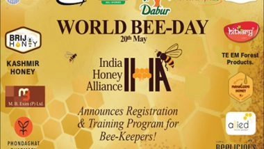 Business News | To Celebrate World Bee Day, India Honey Alliance Announces Training Program for Beekeepers