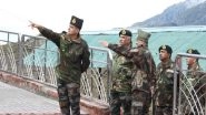 India News | Eastern Army Commander Visits North Bengal, Sikkim; Reviews Operational Preparedness Along Border