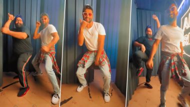 Vicky Kaushal Nails the Hook Step of ‘The Punjaabban' Song from Jugjugg Jeeyo (Watch Video)
